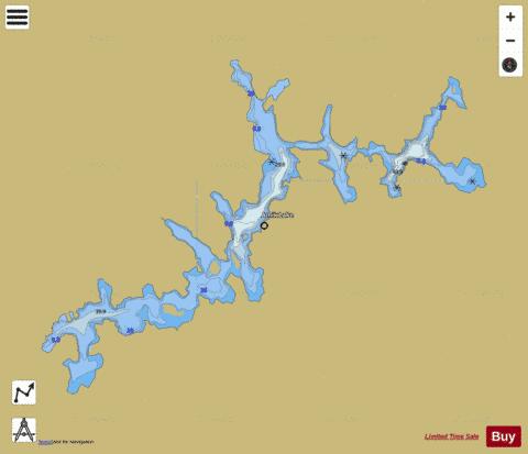 Amik Lake depth contour Map - i-Boating App