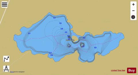Dona Lake depth contour Map - i-Boating App