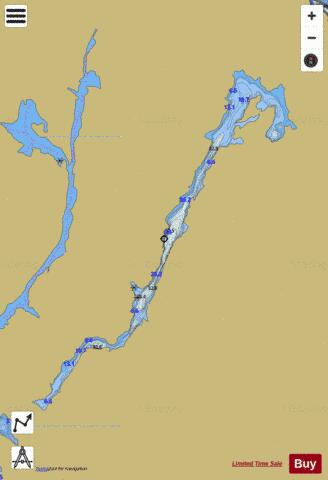 McWade Lake depth contour Map - i-Boating App