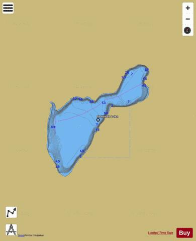 McKenzie Lake depth contour Map - i-Boating App