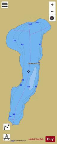 Torrance Lake depth contour Map - i-Boating App