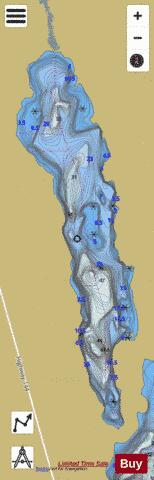 Stetham Lake depth contour Map - i-Boating App