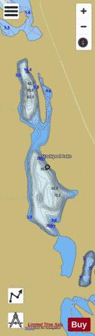 Stackpool Lake depth contour Map - i-Boating App