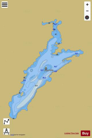 Jemar Lake depth contour Map - i-Boating App