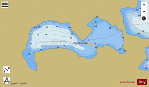 Ballard Lake depth contour Map - i-Boating App