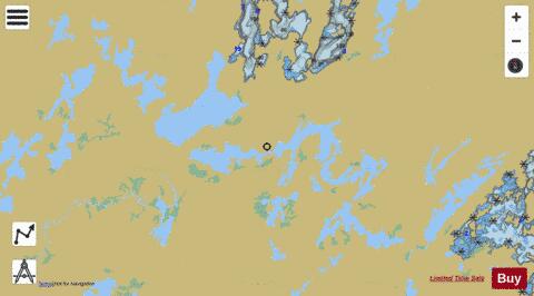 Dovetail Lake depth contour Map - i-Boating App