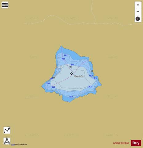 Alma Lake depth contour Map - i-Boating App