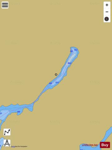 Carty Creek depth contour Map - i-Boating App