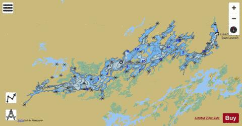 Lake St. Joseph depth contour Map - i-Boating App