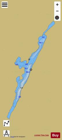 Unnamed 14 depth contour Map - i-Boating App