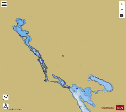 Shabumeni River depth contour Map - i-Boating App