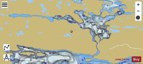 Stormy Lake
 depth contour Map - i-Boating App