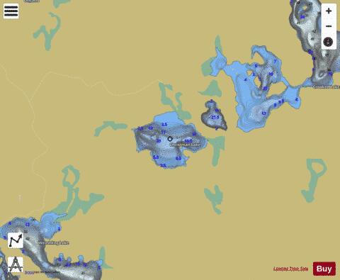 Christman L. depth contour Map - i-Boating App