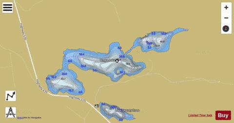 Ompa Lake depth contour Map - i-Boating App