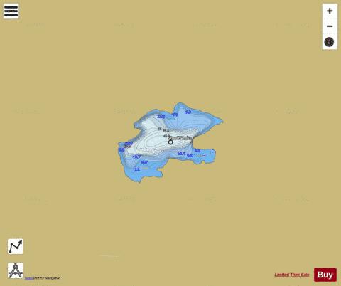 Sheriff Lake depth contour Map - i-Boating App