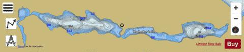 Rochester Lake depth contour Map - i-Boating App