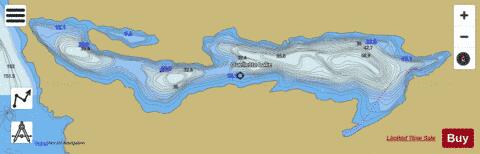 Ouellette Lake depth contour Map - i-Boating App