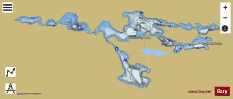 McCarthy Lake depth contour Map - i-Boating App