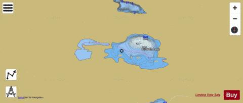 Strouth Lake depth contour Map - i-Boating App