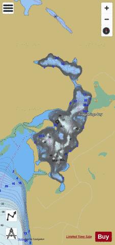 Arrow Lake (North East) depth contour Map - i-Boating App