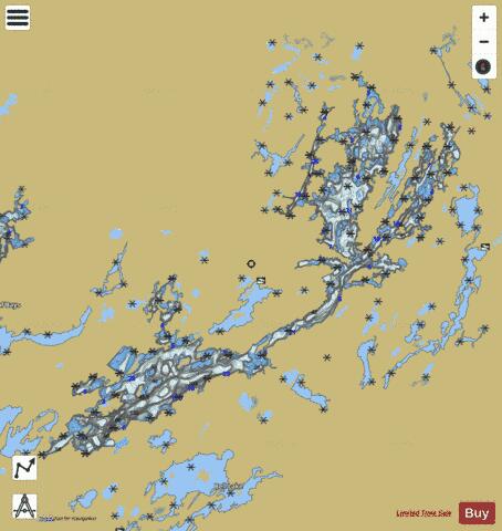 Sturgeon Lake depth contour Map - i-Boating App
