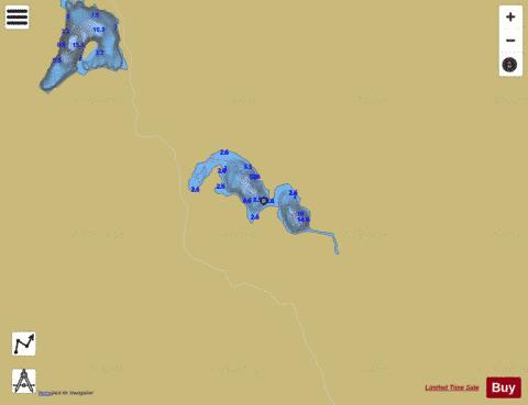 CA_ON_V_127380381 depth contour Map - i-Boating App
