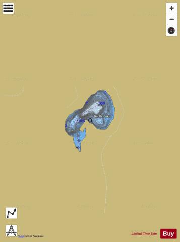 Bartle Lake depth contour Map - i-Boating App