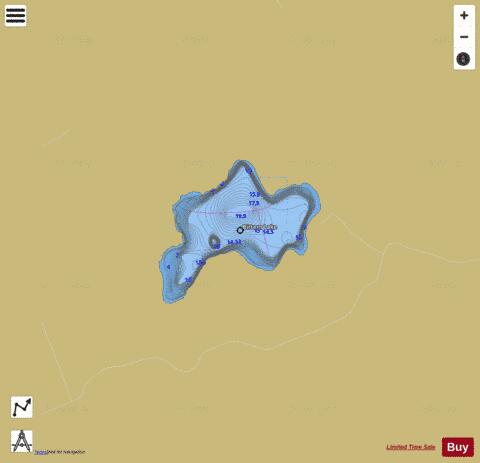 Bittern Lake depth contour Map - i-Boating App
