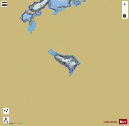 Boat Lake depth contour Map - i-Boating App