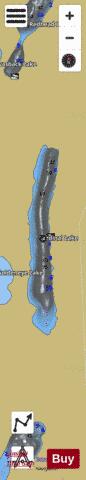 Cardinal Lake depth contour Map - i-Boating App
