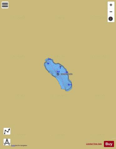 Carmen Lake depth contour Map - i-Boating App