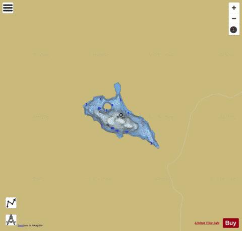 Chalmers Lake Sault Ste Marie depth contour Map - i-Boating App
