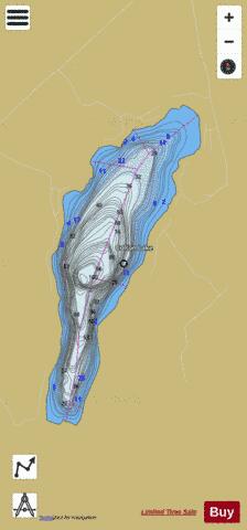 Colton Lake depth contour Map - i-Boating App