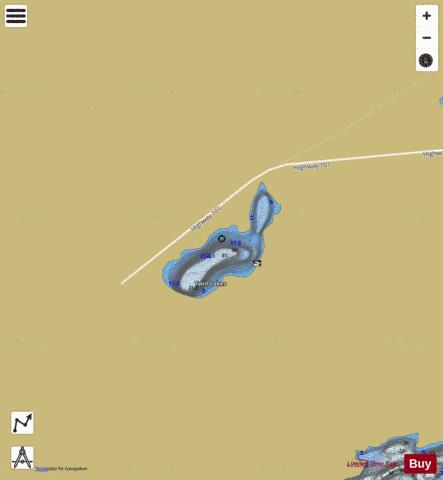 Crystal Lake Wawa depth contour Map - i-Boating App