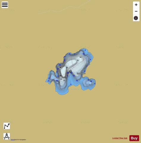 Egan Lake depth contour Map - i-Boating App