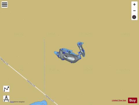 Ellisam Lake Sault Ste Marie depth contour Map - i-Boating App