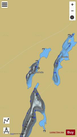 Emond Lake depth contour Map - i-Boating App