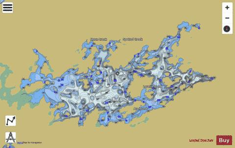 Esnagami depth contour Map - i-Boating App