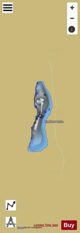 Haddow Lake depth contour Map - i-Boating App