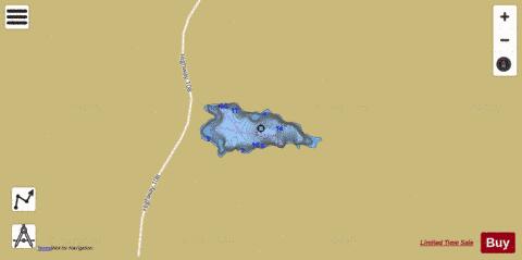 Lake No 2 North Shore depth contour Map - i-Boating App
