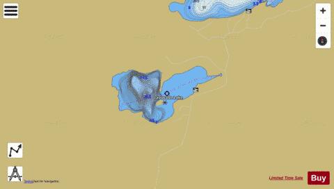 Lasswade Lake depth contour Map - i-Boating App