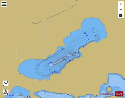 Little La Cloche depth contour Map - i-Boating App