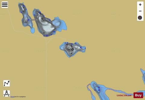 Lloyd Lake depth contour Map - i-Boating App