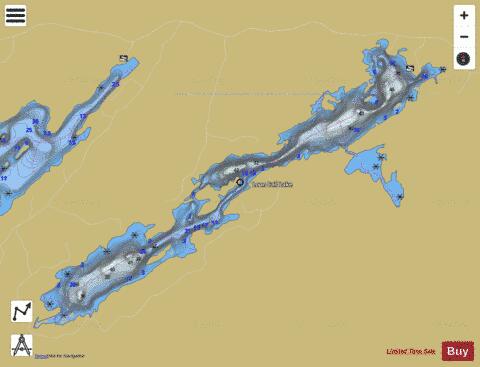 Loon Call Lake depth contour Map - i-Boating App