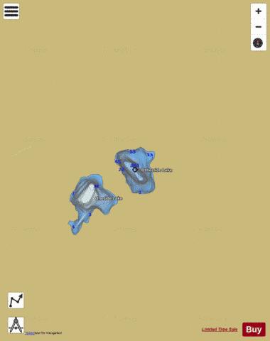 Otherside Lake depth contour Map - i-Boating App