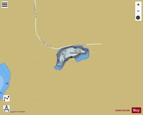 Pass Lake / Sibley Lake depth contour Map - i-Boating App