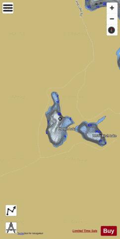 Phelbin Lake depth contour Map - i-Boating App
