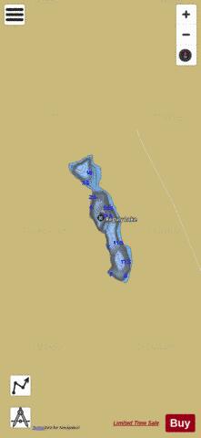 Reguley Lake depth contour Map - i-Boating App