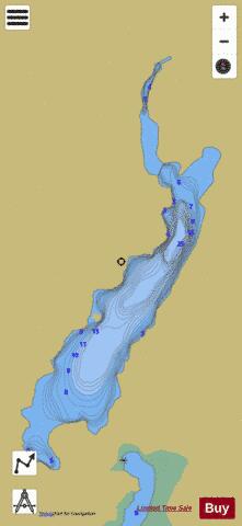 Robinson depth contour Map - i-Boating App