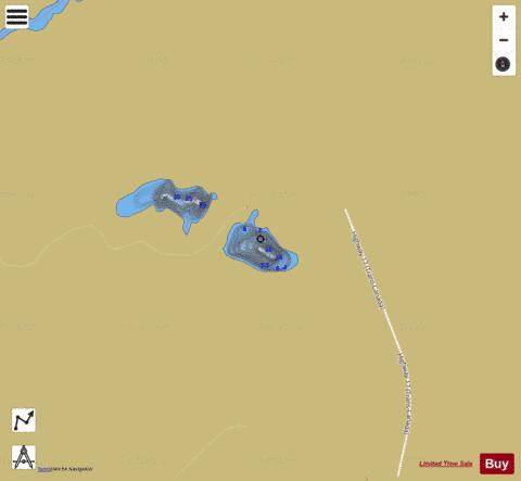 Shell Station Lake East depth contour Map - i-Boating App